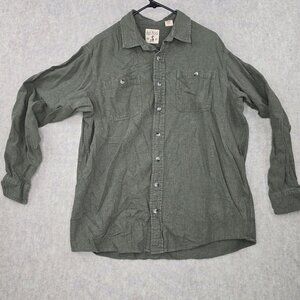 Red Head Brand Co. Mens XLT Green Long Sleeve Shirt